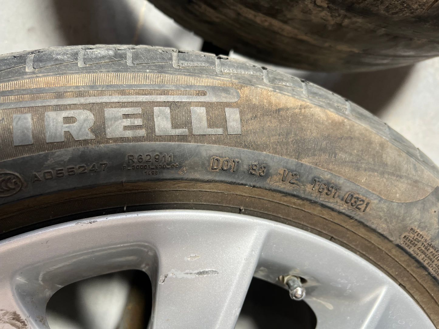 طقم جنط كامل بكاوتش مقاس ١٨