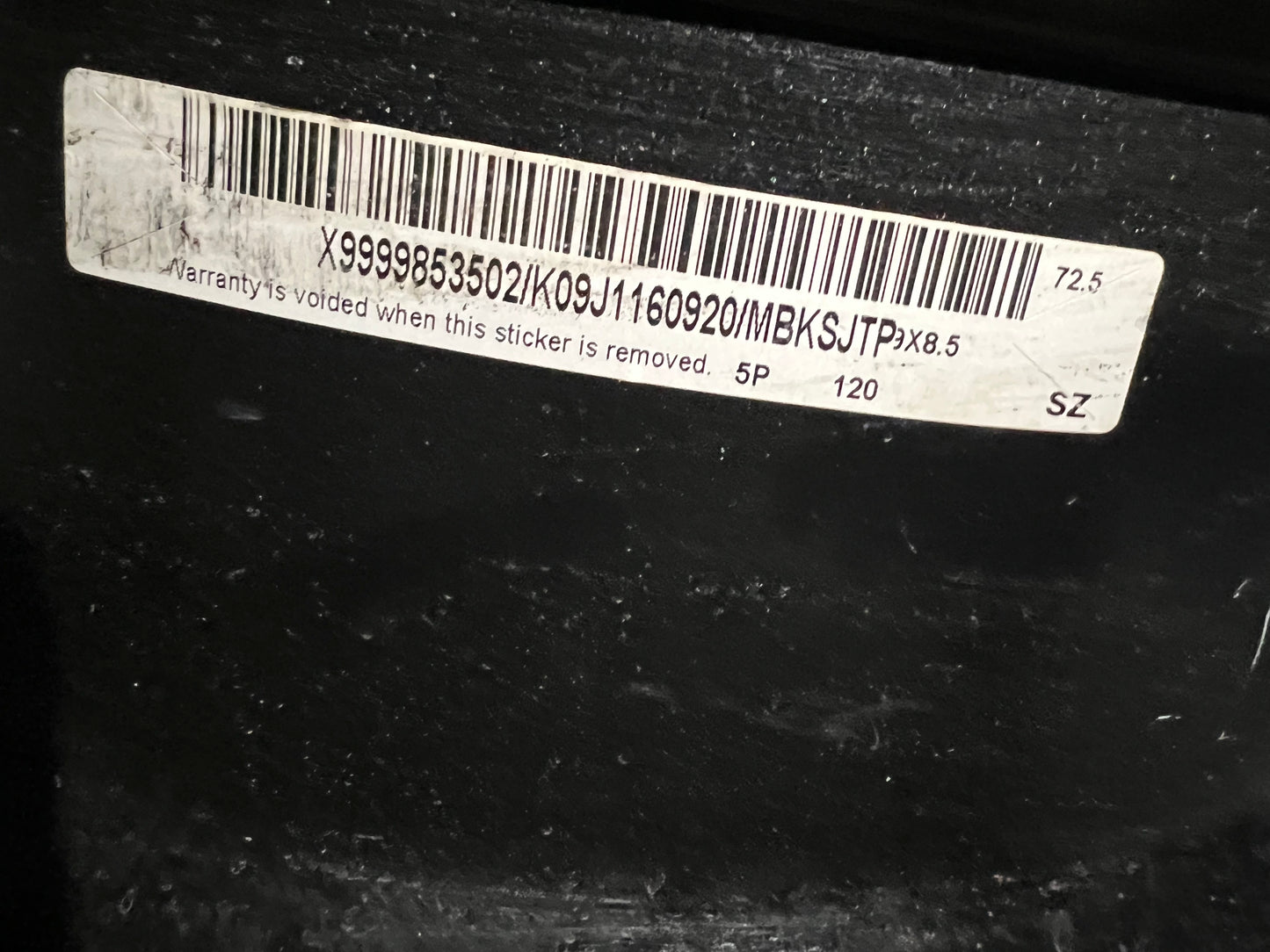 طقم جنط حالة الزيرو  مقاس ١٩ الماني اصلي